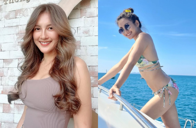 Nok Usanee Wattana trong cuộc thi Hoa hậu Hoàn vũ Thái Lan