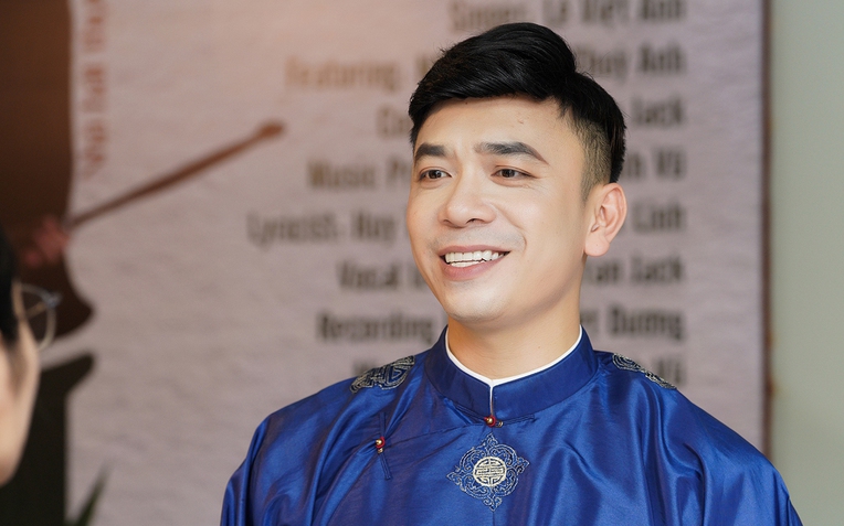 Lê Việt Anh tại sự kiện ra mắt MV
