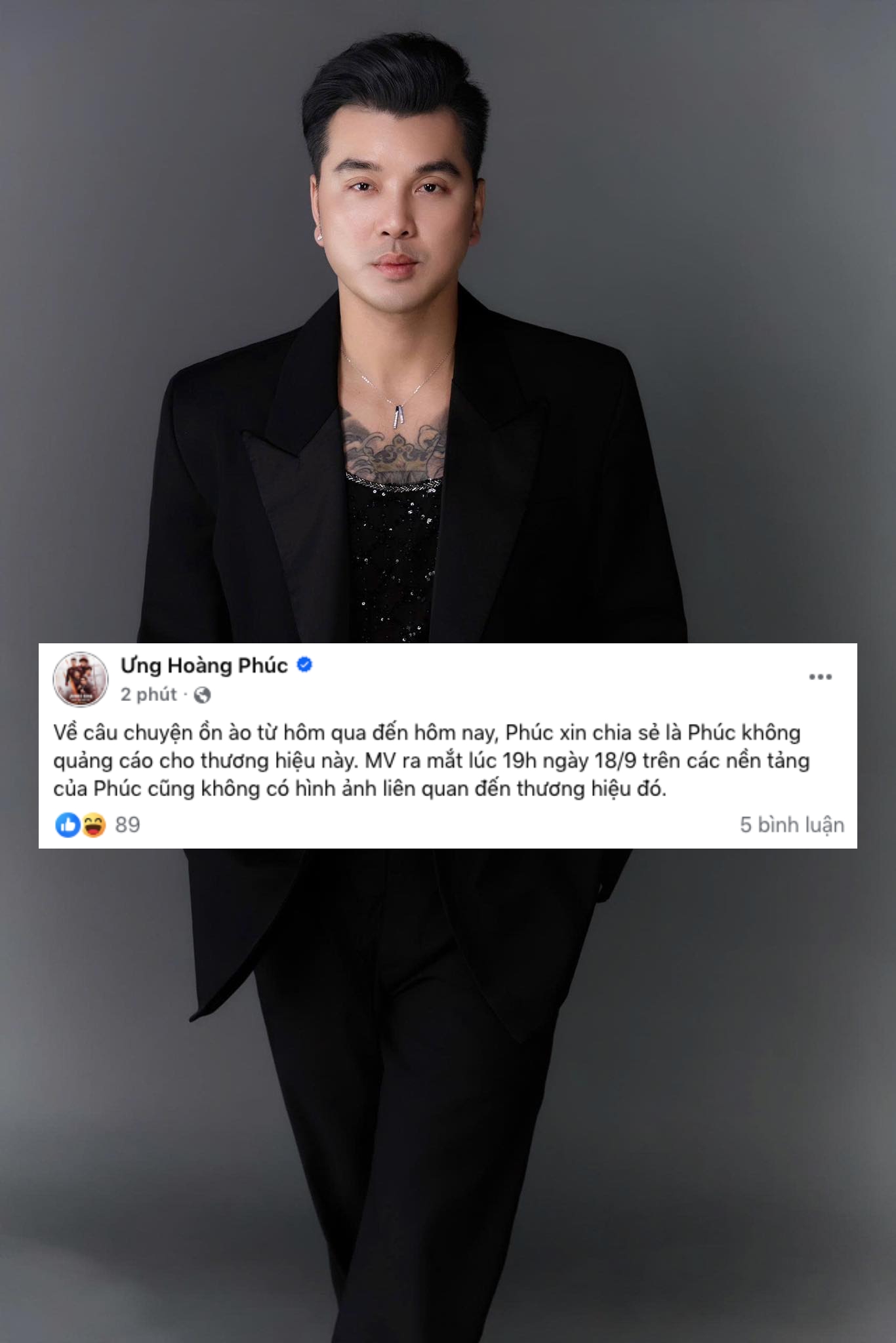 Ưng Hoàng Phúc phát ngôn sáng 22/9
