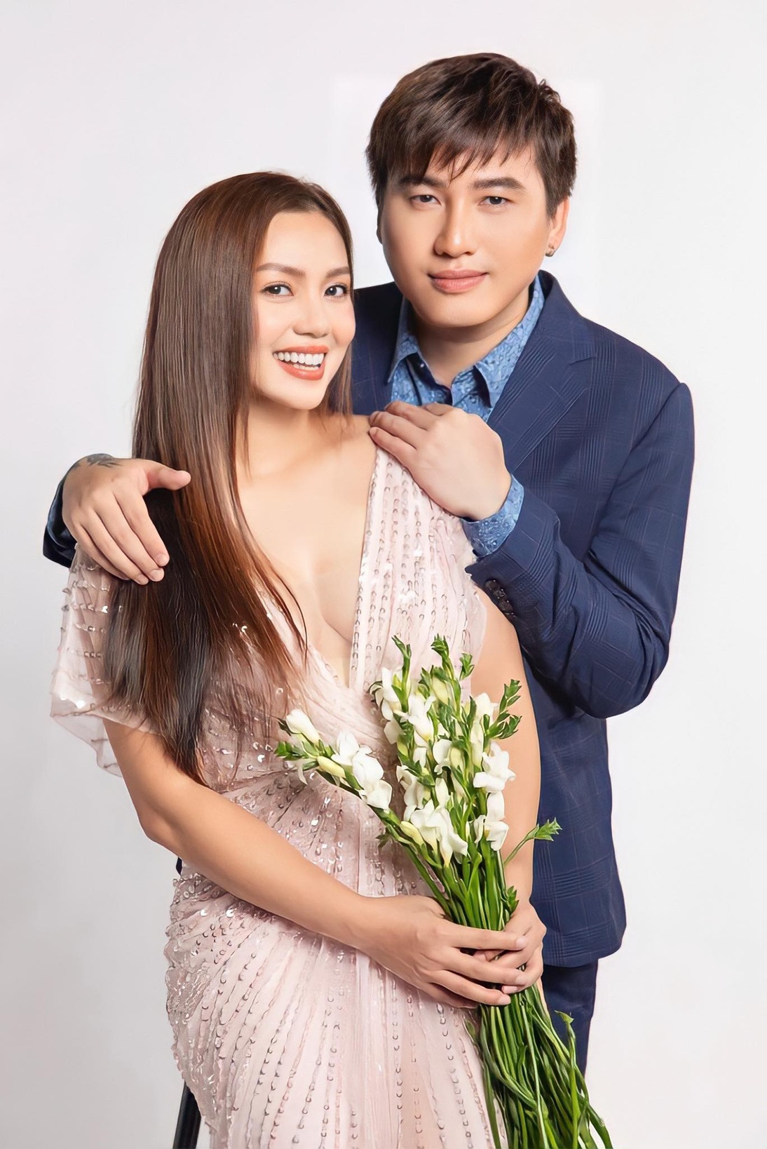 Nguyễn Ngọc Anh bên bạn trai Tô Minh Đức