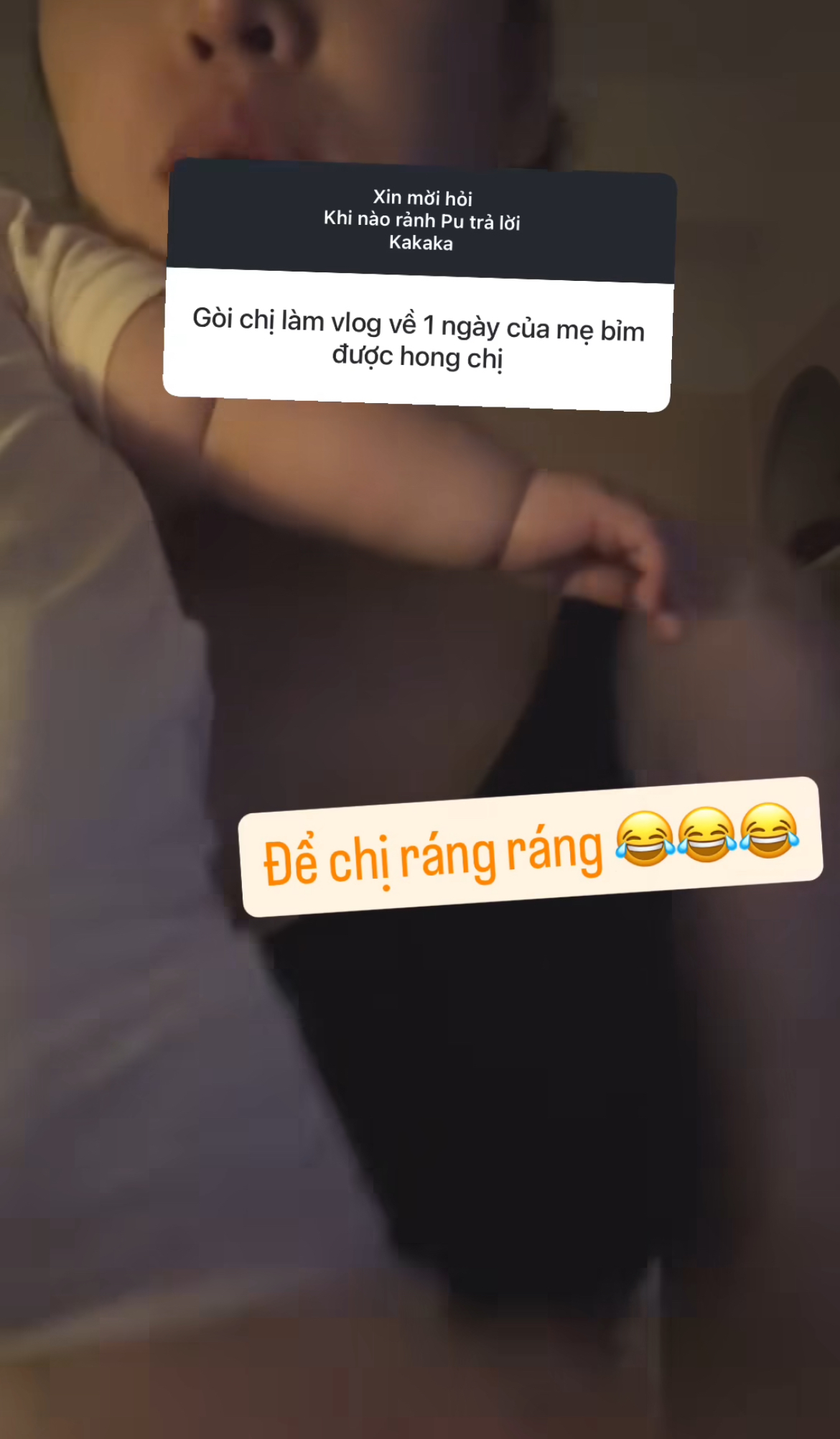 Puka chuẩn bị chia sẻ vlog làm mẹ