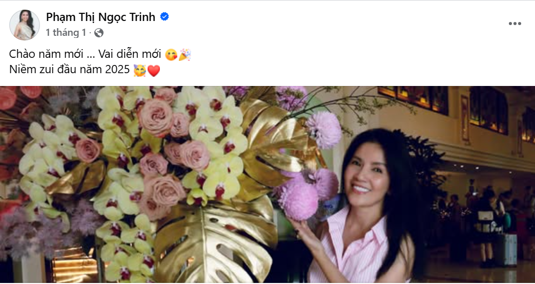 Ngọc Trinh từng chia sẻ về niềm vui trong năm của mình