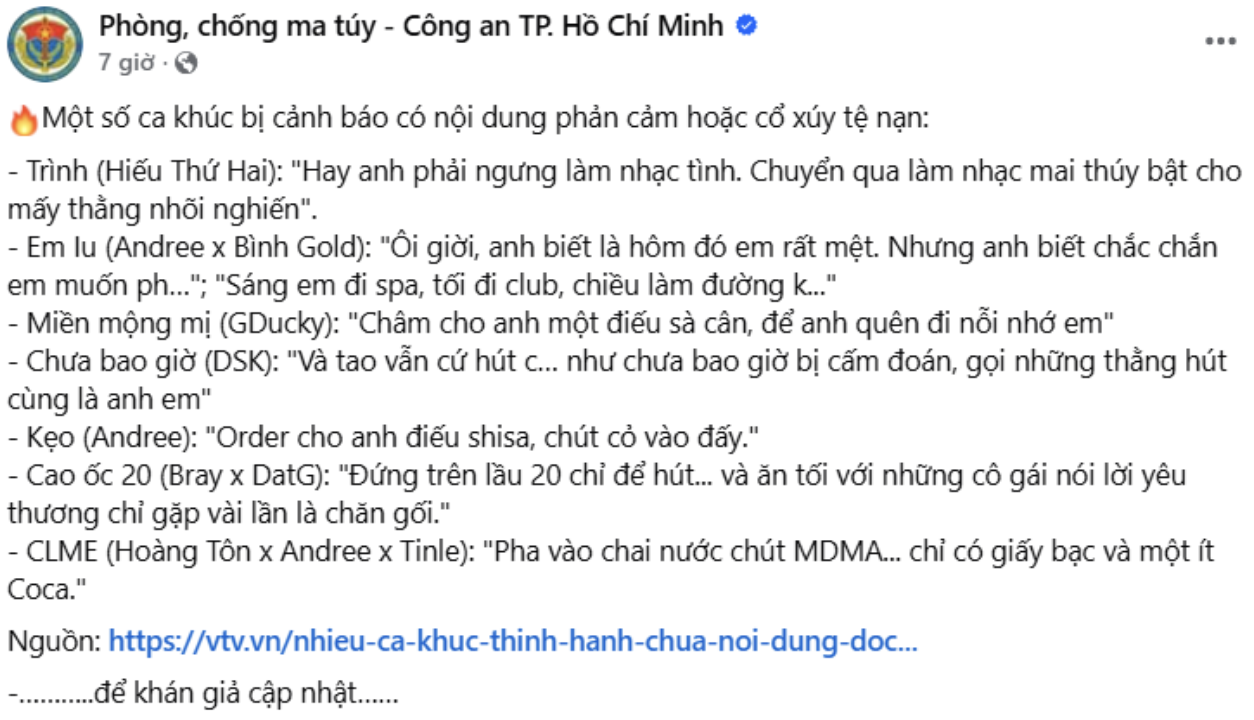 HIEUTHUHAI và ca khúc TRÌNH