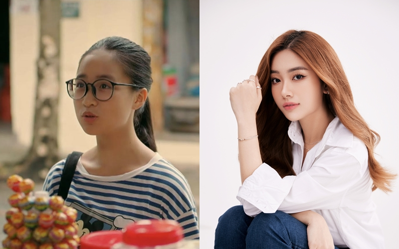 Khánh Chi vai Thư (bé) - Kiều My vai Thư (lớn)