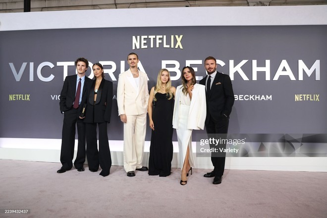 Gia đình Beckham tại họp báo phim tài liệu