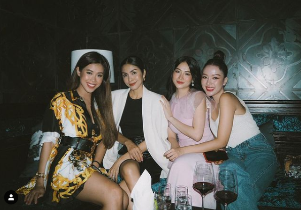 Tiên Nguyễn có hội bạn thân showbiz bao gồm Băng Di, Phương Khánh... Hội bạn thân của Tiên Nguyễn trong showbiz