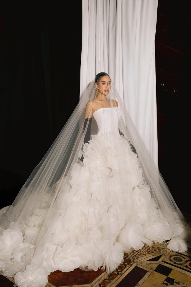 Mỹ nhân là 'đệ nhất rich kid Việt Nam' chuẩn bị cưới chồng, chú rể may mắn là ai?- Ảnh 3. Tiên Nguyễn chụp hình cưới ở London