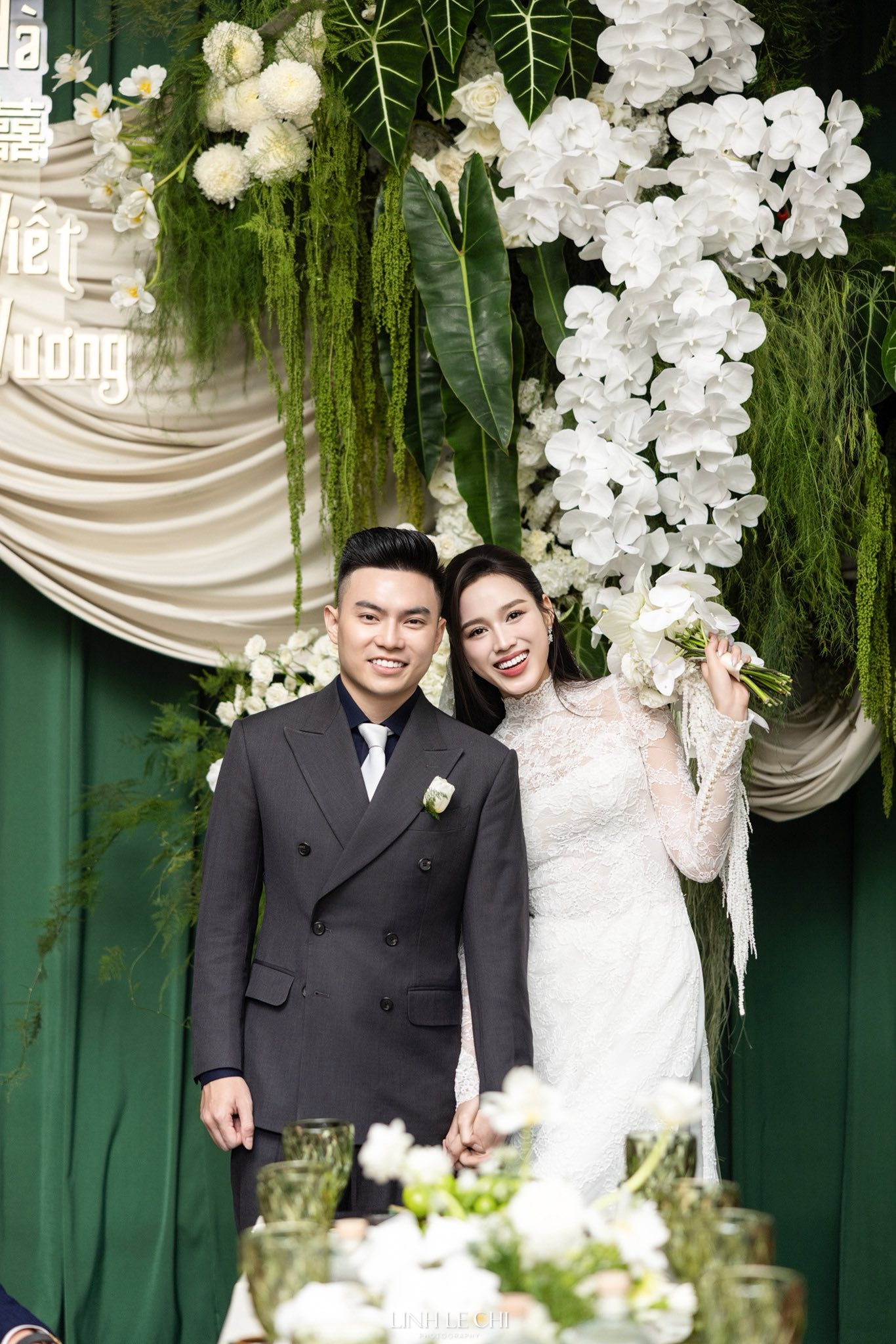 Lễ cưới Đỗ Hà và ông xã nhận được sự ủng hộ lớn