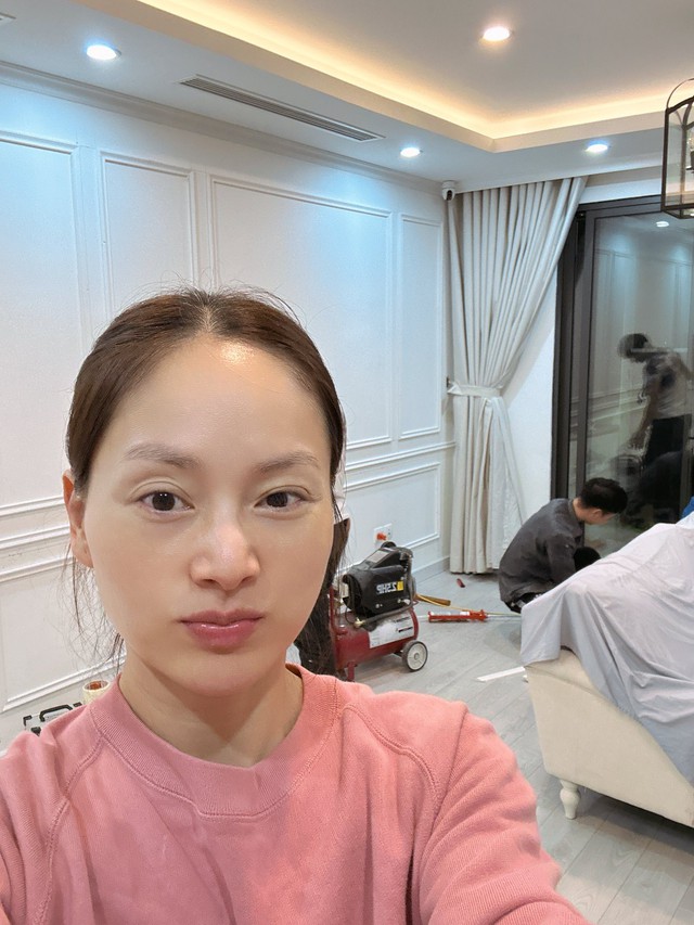 Lan Phương hạnh phúc với không gian mới tự sắp xếp