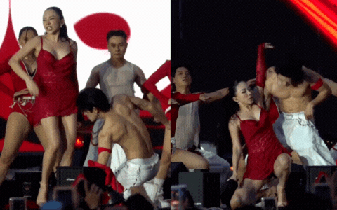 Vũ đạo nóng bỏng của Tóc Tiên và dancer
