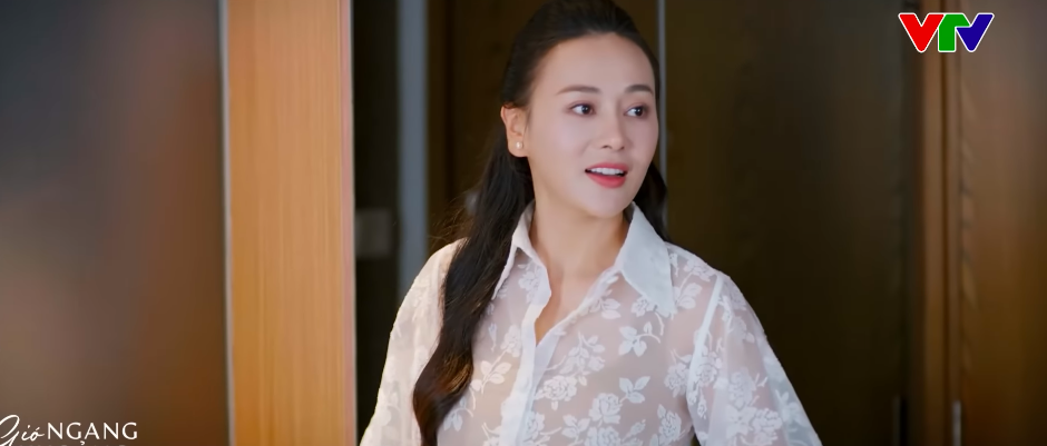 Cảnh phim Gió Ngang Khoảng Trời Xanh với Mỹ Anh và Linh