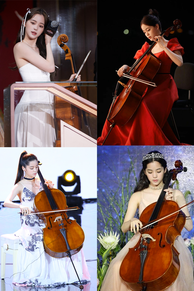 Công chúa cello Âu Dương Na Na Âu Dương Na Na cùng cây đàn cello