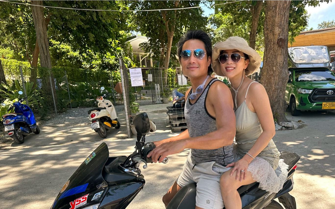 Nguyễn Cao Kỳ Duyên và Trịnh Hội trong khoảnh khắc cầu hôn Nguyễn Cao Kỳ Duyên cầu hôn chồng cũ Trịnh Hội ở Thái Lan