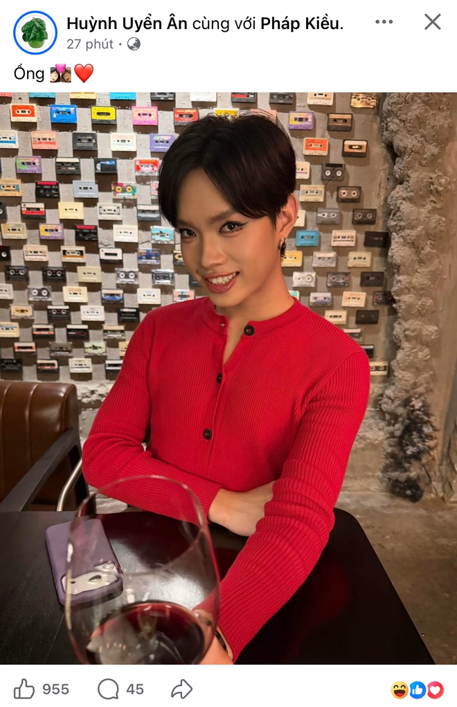 Uyển Ân và Pháp Kiều đăng ảnh hẹn hò ăn tối cùng nhau