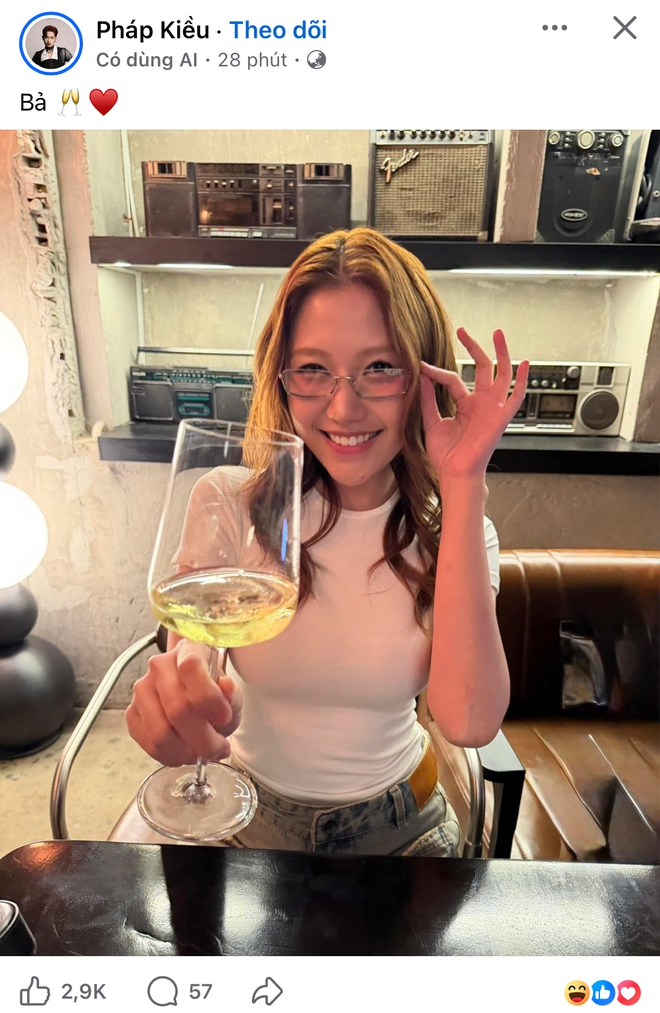 Uyển Ân và Pháp Kiều đăng ảnh hẹn hò ăn tối cùng nhau